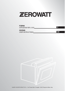 Manual Zerowatt ZFFS302NX/E Oven