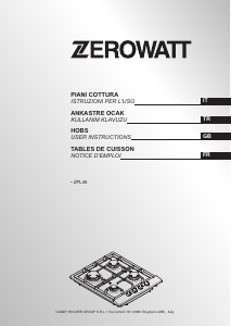 Manuale Zerowatt ZPL46SX Piano cottura