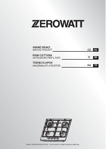 Használati útmutató Zerowatt ZHW74WCX Főzőlap