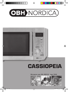 Bruksanvisning OBH Nordica 7544 Cassiopeia Mikrobølgeovn