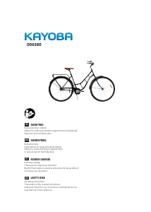 Bruksanvisning Kayoba 006-380 Cykel