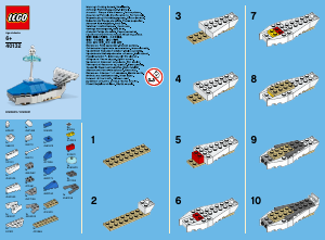 Manual Lego set 40132 Promotional MMB July 2015 Whale