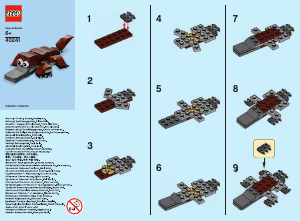 Manual Lego set 40241 Promotional MMB March 2017 Platypus