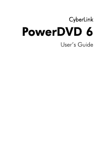 Handleiding CyberLink PowerDVD 6