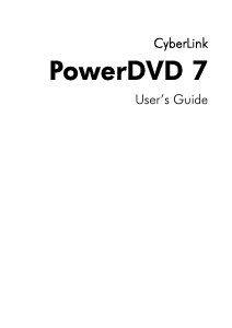 Handleiding CyberLink PowerDVD 7