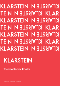 Bruksanvisning Klarstein 10033596 Vinkyl