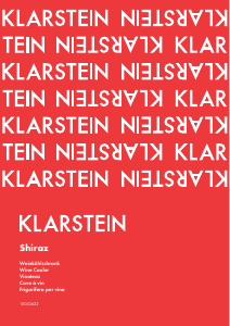 Bruksanvisning Klarstein 10033622 Shiraz Vinkyl