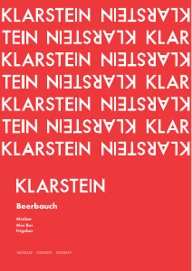 Mode d’emploi Klarstein 10030532 Réfrigérateur