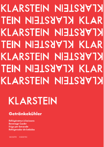 Mode d’emploi Klarstein 10032752 Réfrigérateur