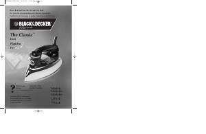 Manual Black and Decker F65E Iron