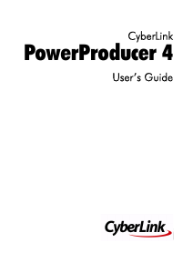 Handleiding CyberLink PowerProducer 4