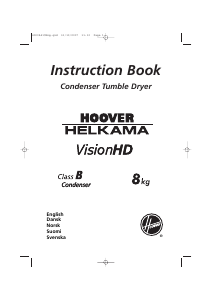 Manual Hoover-Helkama HH KR 381XT-S Dryer