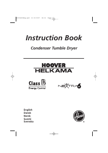 Manual Hoover-Helkama HH KR 360N-S Dryer