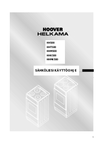 Käyttöohje Hoover-Helkama HHT500 Liesi