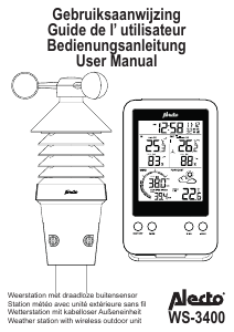 Handleiding Alecto WS-3400 Weerstation