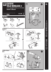 Handleiding Cateye CC-VT210W Velo Fietscomputer