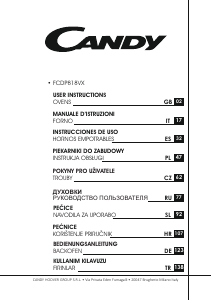Manual de uso Candy FCDP818VX Horno