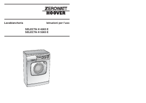 Manuale Zerowatt-Hoover Selecta H 5065 E Lavatrice