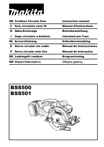 Manual Makita BSS501RFJ Circular Saw