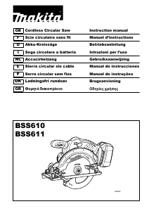 Bruksanvisning Makita BSS610RFX Cirkelsåg