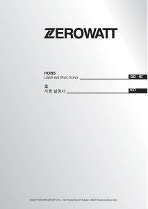 Bruksanvisning Zerowatt ZH63DTFP/1 Häll