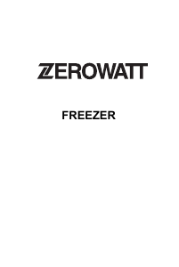 Bedienungsanleitung Zerowatt EZTUP 130 Gefrierschrank