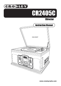 Mode d’emploi Crosley CR2405C Director Platine