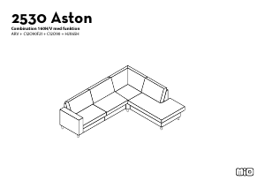 Brugsanvisning Mio Aston Sofa