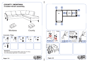 Manual Mio County Canapea