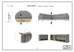 Kasutusjuhend Mio Crosby Diivan