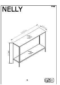 Mode d’emploi Mio Nelly Table d'appoint