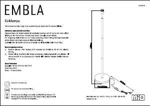 Manual Mio Embla Lamp