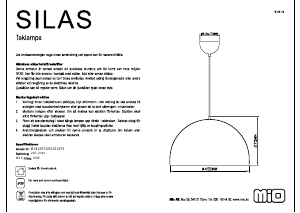 Handleiding Mio Silas Lamp