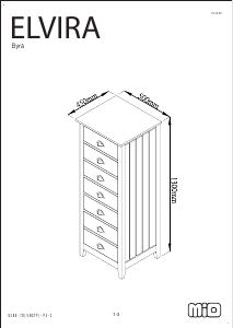 Manual Mio Elvira Dresser