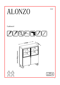 Manual Mio Alonzo Vitrina