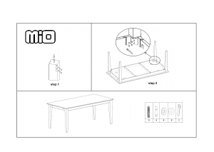 Manual Mio Vindö Mesa de jantar