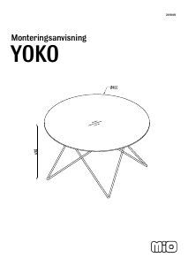 Priročnik Mio Yoko Klubska mizica