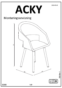 Manual Mio Acky Cadeira
