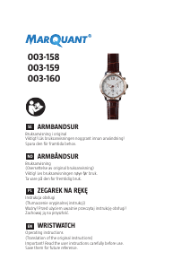 Instrukcja MarQuant 003-159 Zegarek