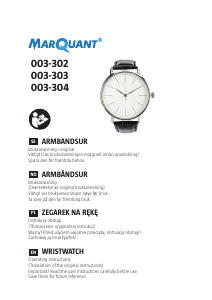 Instrukcja MarQuant 003-303 Zegarek