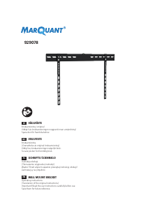 Bruksanvisning MarQuant 929-078 Veggfeste