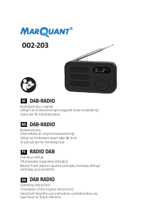 Handleiding MarQuant 002-203 Radio