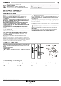 Mode d’emploi Hotpoint-Ariston HCT 64 F L SS Hotte aspirante
