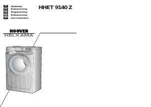 Manual Hoover-Helkama HHET 9140Z Washing Machine