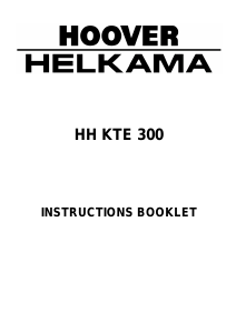 Bruksanvisning Hoover-Helkama HH KTE 300 Häll