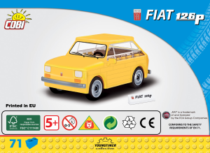 Manual Cobi set 24530 Youngtimer Fiat 126p