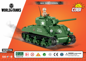 Mode d’emploi Cobi set 3007A World of Tanks M4 Sherman