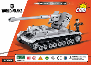 Manual Cobi set 3033 World of Tanks Waffenträger auf Pz.IV