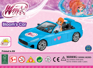 Manual Cobi set 25086 Winx Club Blooms car
