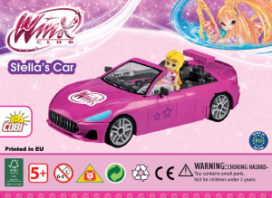 Bedienungsanleitung Cobi set 25088 Winx Club Stellas Auto/Wagen